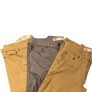 Boy Pants /Jeans Levi and Lucky Grey and Tan Great Condition